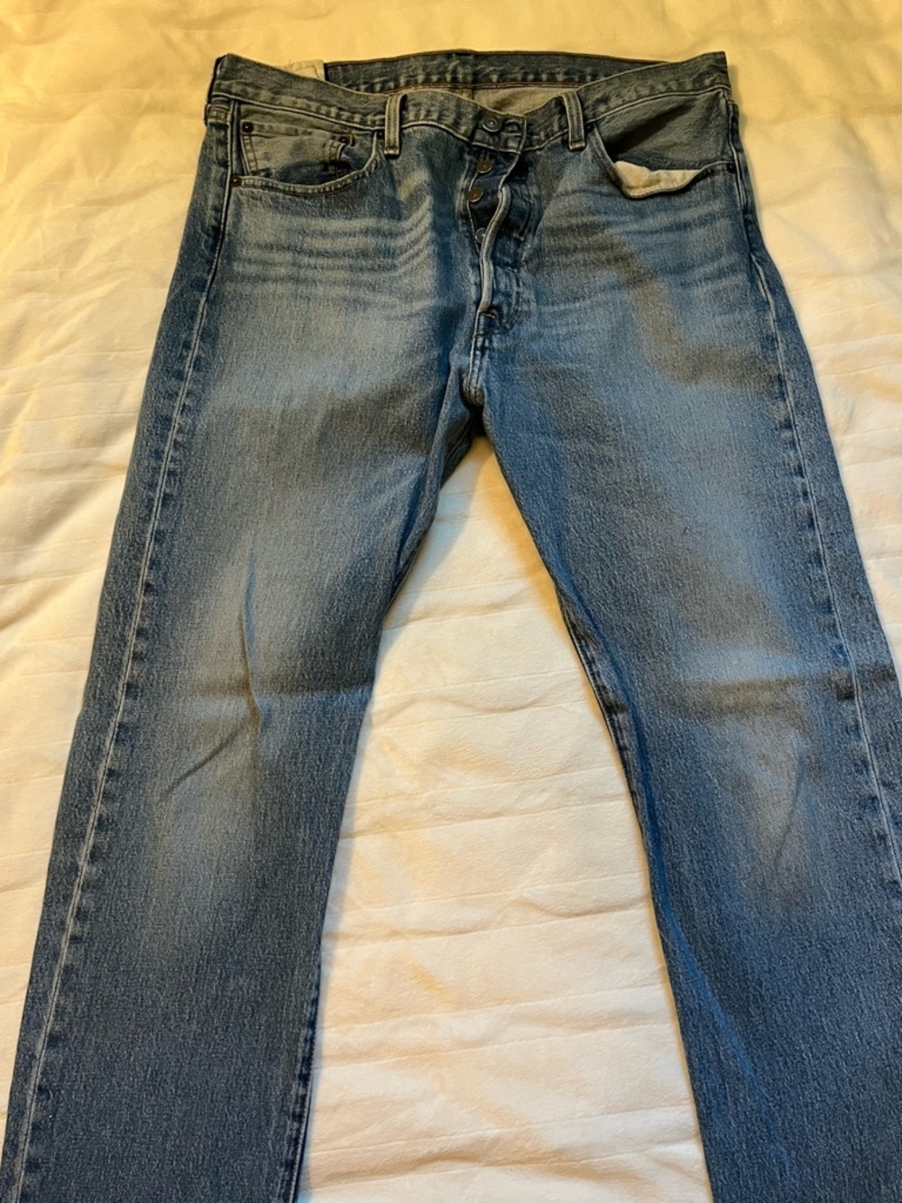 Levi's Men's Straight Light Blue Denim Jeans